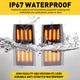 Full LED 4PC Dynamic Amber Corner Light Side Marker Lights For 94-99 Chevrolet C/K 1500 2500 3500, 95-99 Tahoe, 1994 Blazer