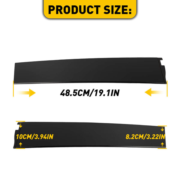 Gloss Black B Pillar Door Trim Molding for 2015-2020 Cadillac, Chevy and GMC