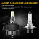 H7 LED Bulb with Retainer Adapter for Kia Sedona Forte5 | Hyundai Tucson Ioniq Elantra GT - 16000LM 6500K