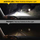 H7 LED Bulb with Retainer Adapter for Kia Sedona Forte5 | Hyundai Tucson Ioniq Elantra GT - 16000LM 6500K