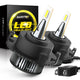 H7 LED Bulb with Retainer Adapter for Kia Sedona Forte5 | Hyundai Tucson Ioniq Elantra GT - 16000LM 6500K