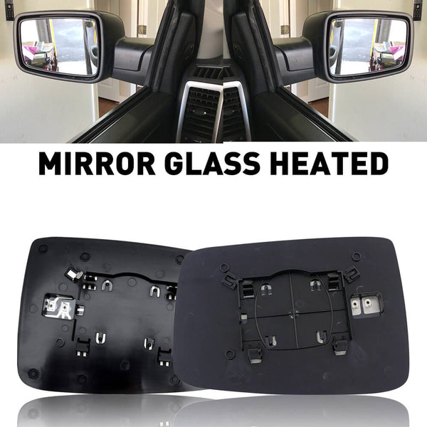 Heated Mirror Glass for 2010-2019 Dodge Ram 1500 2500, 2019 Ram 1500 Classic (Left & Right)