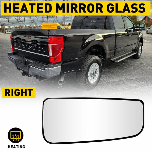 Heated Mirror Glass for 2015-2021 Ford F150 Models, 2017-2022 Ford F250 F350 F450 F550 SD -Upper and Lower Mirror Glass
