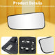 Heated Mirror Glass for 2015-2021 Ford F150 Models, 2017-2022 Ford F250 F350 F450 F550 SD -Upper and Lower Mirror Glass