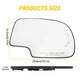 Heated Mirror Glass with Integrated Chevron-Style Turn Signal for 2003-2007 Cadillac, Chevrolet, GMC Models