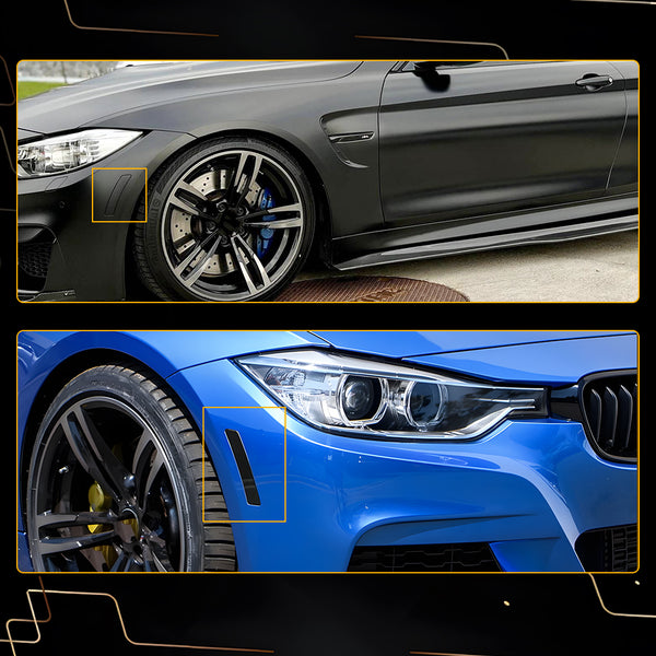 L&R Smoked Bumper Reflector Side Marker Light Reflector for BMW F30/F32/F36 M Sport