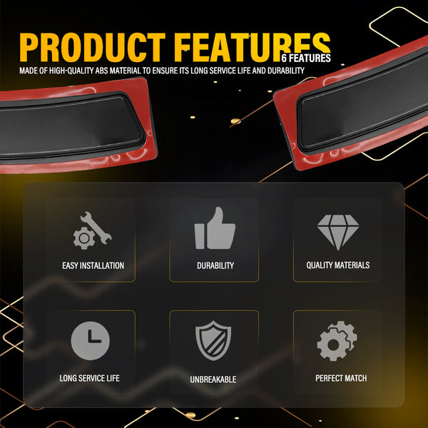 L&R Smoked Bumper Reflector Side Marker Light Reflector for BMW F30/F32/F36 M Sport