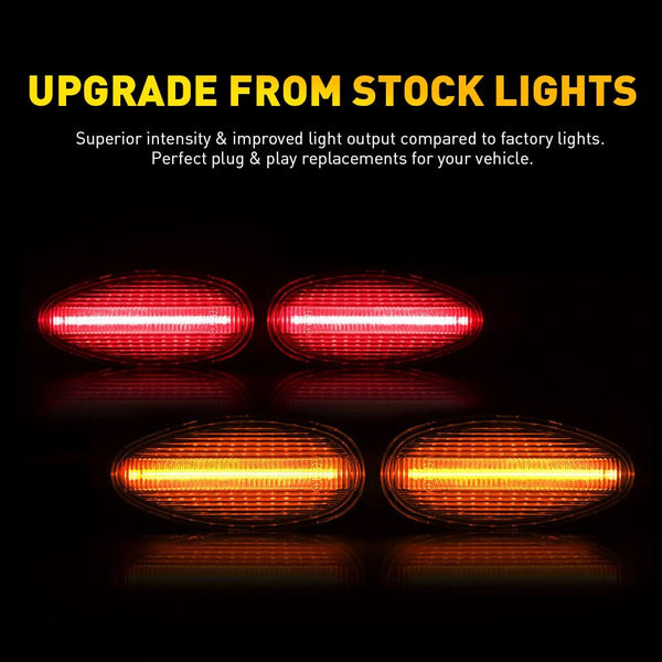 LED Fender Side Marker Light For 1999-2014 Chevrolet Silverado, GMC Sierra 2500HD 3500HD with Dually Bed Model Only