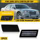 LED Front Side Marker Light Compatible With 2005-2014 Chrysler 300, Smoked Lens 3 Row Beams