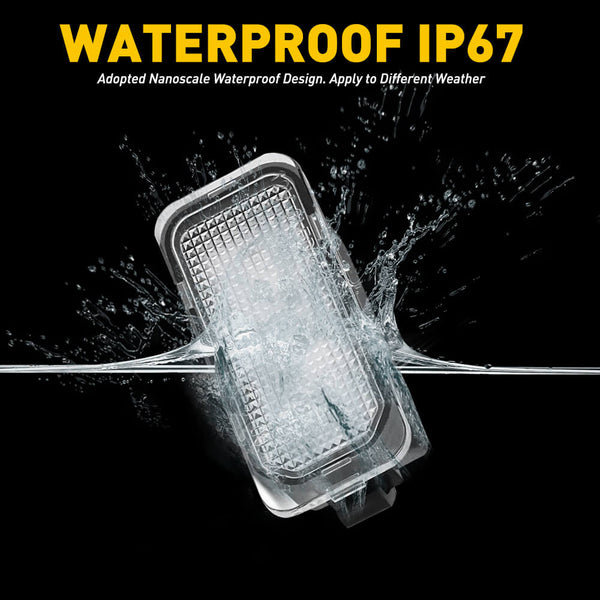 LED License Plate Light Compatible with Ford C-Max Edge Ecosport Ranger Transit, Jaguar XJ XF, 6000K White