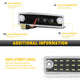 LED License Plate Light For 1996-2022 Toyota 4Runner, 2001-2022 Toyota Sequoia 6000K White