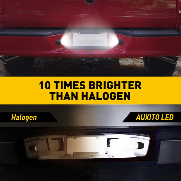 LED License Plate Lights For 1997-2011 Dodge Ram Dakota, 2006-2009 Mitsubishi Raider 6000K White