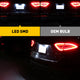 LED License Plate Lights For Fiat 500, Dodge Viper, Jeep Grand Cherokee, Maserati Levante, Powered by 18 SMD LEDs