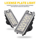 LED License Plate Lights For Fiat 500, Dodge Viper, Jeep Grand Cherokee, Maserati Levante, Powered by 18 SMD LEDs