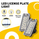 LED License Plate Lights For Fiat 500, Dodge Viper, Jeep Grand Cherokee, Maserati Levante, Powered by 18 SMD LEDs