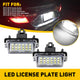 LED License Plate Lights For Toyota Avalon Camry Highlander Yaris Hatchback Prius C