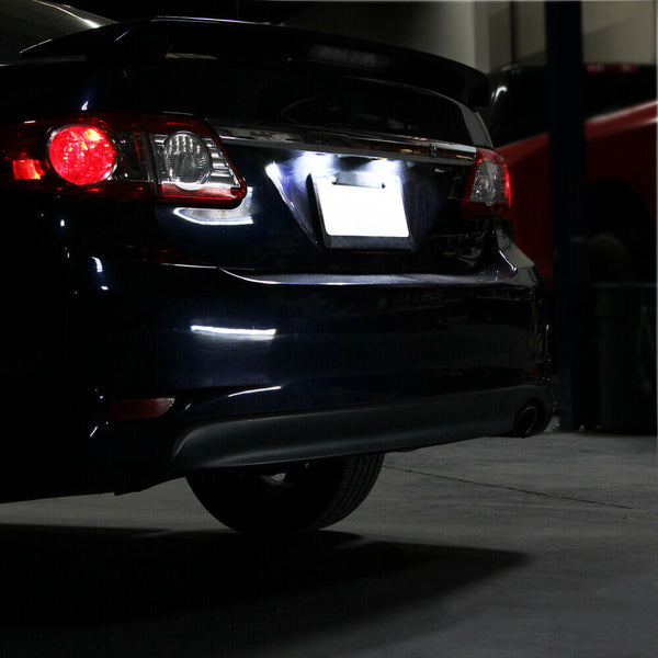 LED License Plate Lights For Toyota Sienna / Corolla, Scion xB / xD 6000K Diamond White