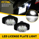 LED License Plate Lights For Toyota Sienna / Corolla, Scion xB / xD 6000K Diamond White