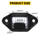 LED License Plate Lights Tag Light Lamp Assembly for 1992-2018 Ford E-150 E-250 E-350, 1996-2007 Ford E-450