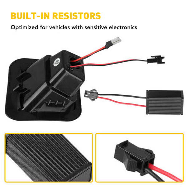 LED License Plate Lights Tag Light Lamp Assembly for 2003-2018 Dodge RAM 1500 | 2500 | 3500, 2019 1500 Classic