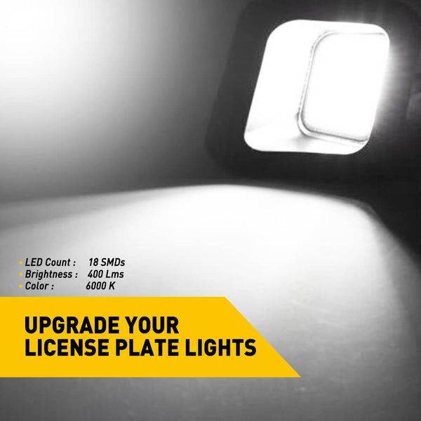 LED License Plate Lights Tag Light Lamp Assembly for 2003-2018 Dodge RAM 1500 | 2500 | 3500, 2019 1500 Classic