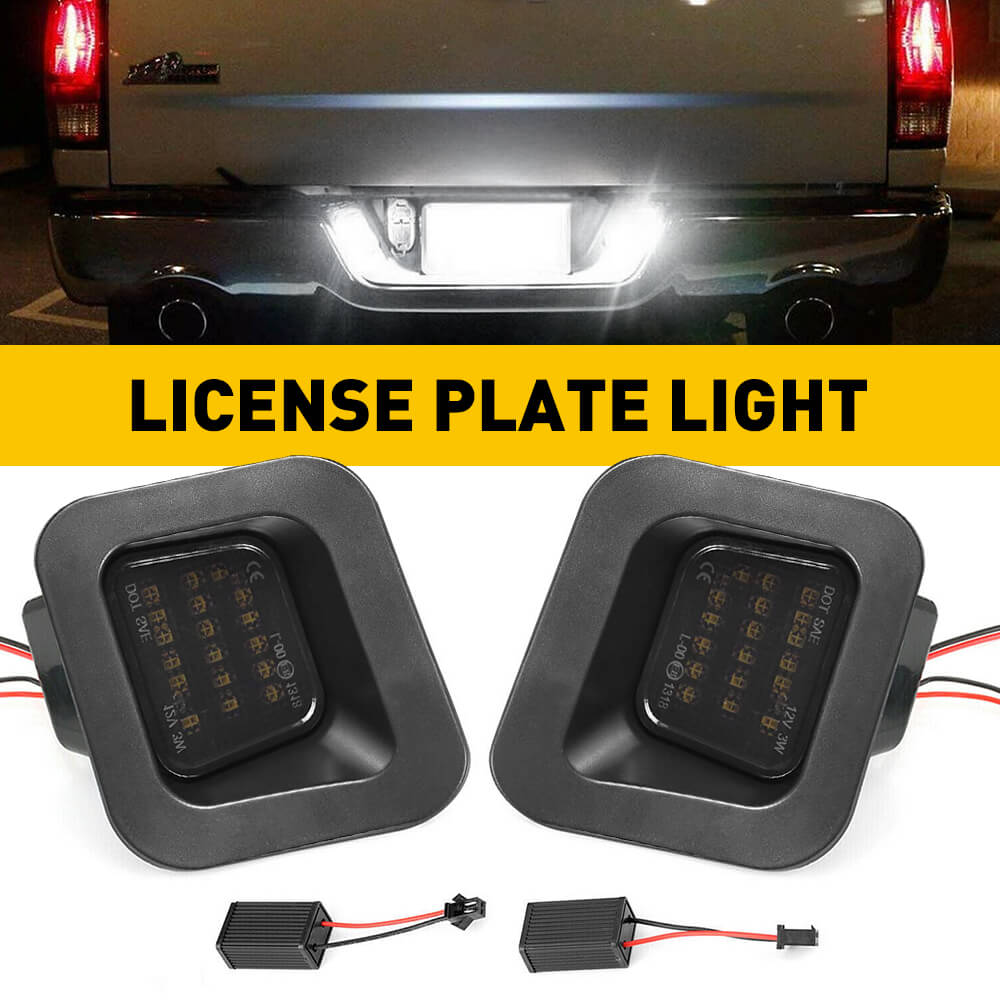 LED License Plate Lights Tag Light Lamp Assembly for 2003-2018