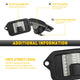 LED License Plate Lights Tag Light Lamp Assembly for 2005-2009 Ford Mustang