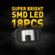 LED License Plate Lights Tag Light Lamp Assembly for 2005-2009 Ford Mustang