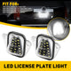 LED License Plate Lights Tag Light Lamp Assembly for 2007-2014 Cadillac Escalade | ESV, Chevrolet Suburban Tahoe, GMC Yukon | Yukon XL