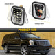 LED License Plate Lights Tag Light Lamp Assembly for 2007-2014 Cadillac Escalade | ESV, Chevrolet Suburban Tahoe, GMC Yukon | Yukon XL