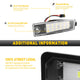 LED License Plate Lights Tag Light Lamp Assembly for 2008-2013 Toyota Highlander, 2004-2006 Scion xB, 1999-2003 Lexus RX300