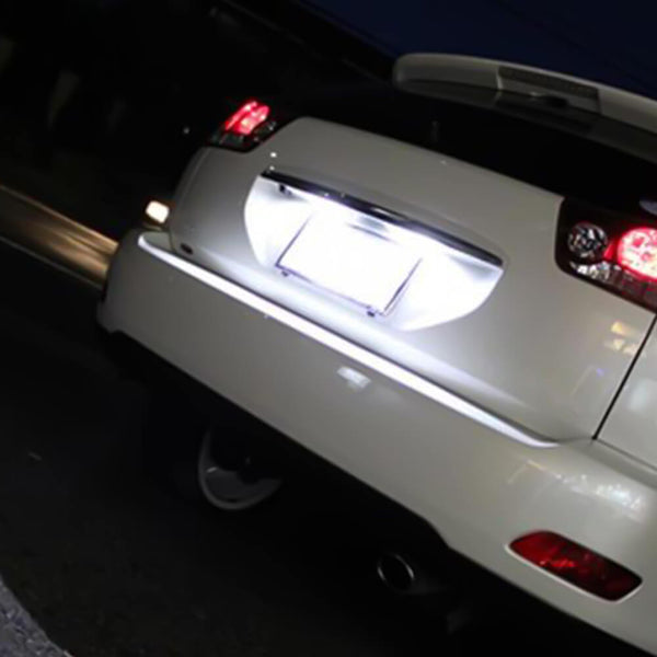 LED License Plate Lights Tag Light Lamp Assembly for 2008-2013 Toyota Highlander, 2004-2006 Scion xB, 1999-2003 Lexus RX300