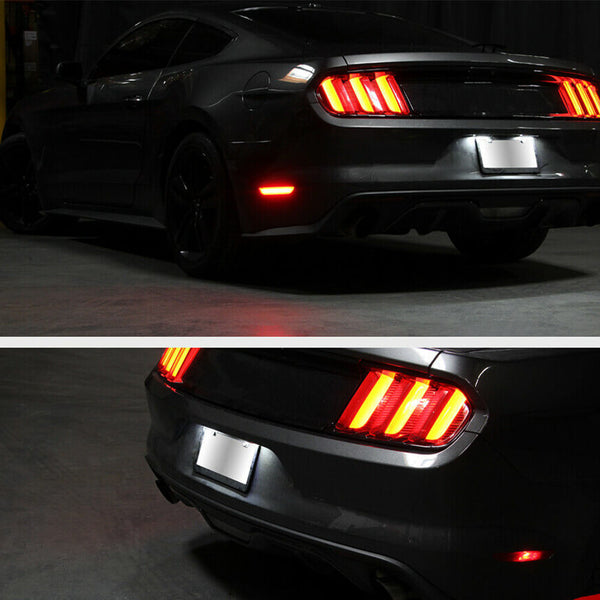 LED License Plate Lights Tag Light Lamp Assembly for 2015-2022 Ford Mustang