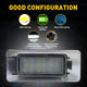 LED License Plate Lights Tag Light Lamp Assembly for 2019-2021 Nissan Altima Versa, 2020-2021 Sentra, 2021-up Rogue