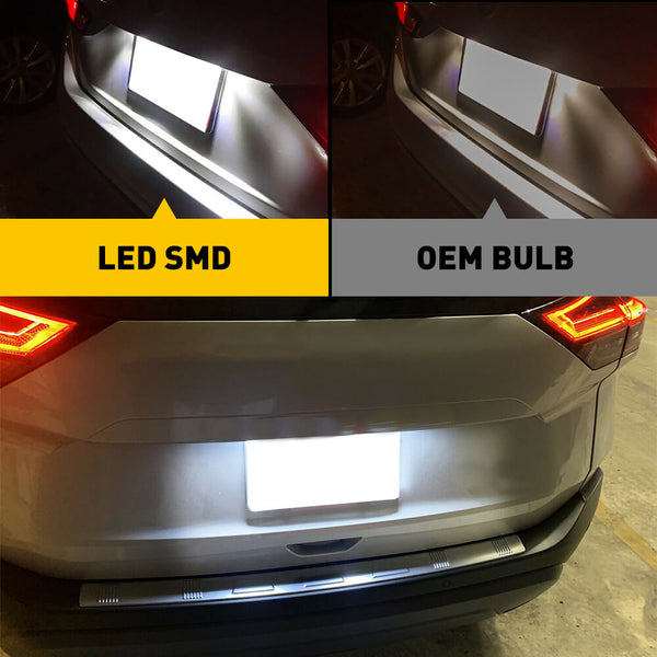 LED License Plate Lights Tag Light Lamp Assembly for 2019-2021 Nissan Altima Versa, 2020-2021 Sentra, 2021-up Rogue