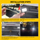 LED License Plate Lights Tag Light Lamp Assembly for Ford, Mercury, Mazda, Powered by 18-SMD LEDs 6000K White