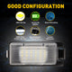 LED License Plate Lights Tag Light Lamp Assembly for Nissan 350Z 370Z GT-R Versa Cube Sentra Versa & Infiniti G25 G35 G37 Q60
