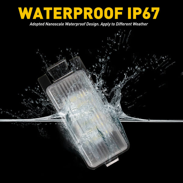 LED License Plate Lights Tag Light Lamp Assembly for Nissan 350Z 370Z GT-R Versa Cube Sentra Versa & Infiniti G25 G35 G37 Q60