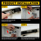 LED License Plate Lights Tag Light Lamp Assembly for Nissan 350Z 370Z GT-R Versa Cube Sentra Versa & Infiniti G25 G35 G37 Q60
