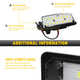 LED License Plate Lights Tag Light Lamp Assembly for Nissan Altima Maxima Murano Rogue Sentra Versa Note Pathfinder Quest, Infiniti JX35 QX56 QX60 QX80