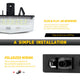 LED License Plate Lights Tag Light Lamp Assembly for Toyota, Lexus, Scion Models