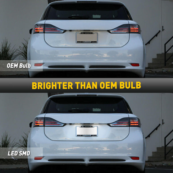 LED License Plate Lights Tag Light Lamp Assembly for Toyota, Lexus, Scion Models