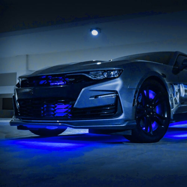 LED Rock Light Car Underglow Lights Universal Fits For SUV, Jeep, ATV, UTV, Truck, Motorcycle - 24 LEDs per Light