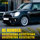 LED Side Marker Light Clear for MINI Cooper R55 R56 R57 R58 R59 (2nd Gen) 2005-2015
