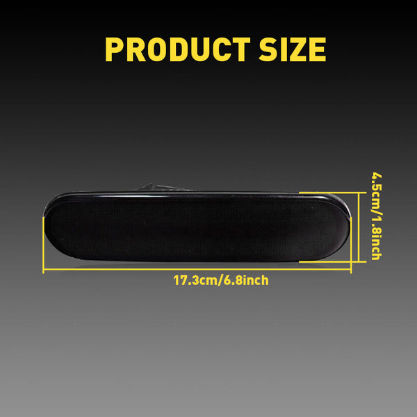 LED Side Marker Light for 2002-2005 Honda Civic Si EP3 3 Door, Smoked Lens Amber Red Front Rear Bumper