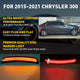 LED Side Marker Light for 2015-2021 Chrysler 300, Smoked Lens Amber/Red