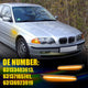 LED Side Marker Light for BMW E60/E61/E82/E88/E90/E91/E92/E93, Smoked Lens, Sequential