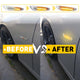 LED Side Marker Light for BMW X1 E84 2013-2015, Clear Lens, Amber, Dynamic Sequential