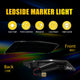 LED Side Marker Light for Cadillac ATS 2013-2014 & XT5 2017-Up, Smoked Lens, Amber, Bumper