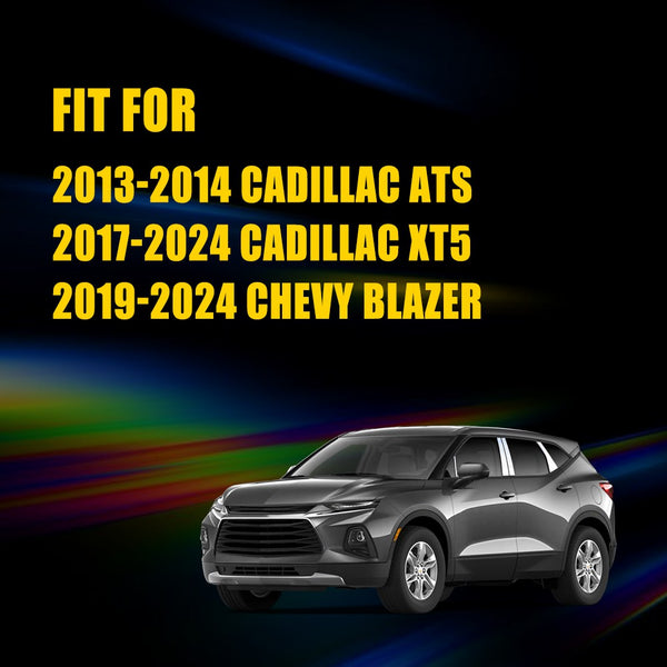 LED Side Marker Light for Cadillac ATS 2013-2014 & XT5 2017-Up, Smoked Lens, Amber, Bumper